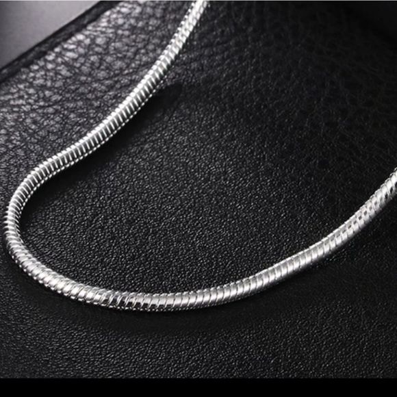 Men's 925 Sterling Silver 3MM Snake Chain Lobster Clasp Necklace 16 18 20 22 24" - Picture 14 of 14